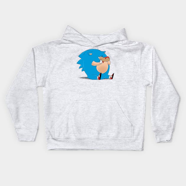 not fast but fat Kids Hoodie by vaktorex